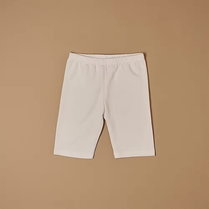 Made in Europe Girls Premium Breathable And Fashionable Cycle Shorts White
